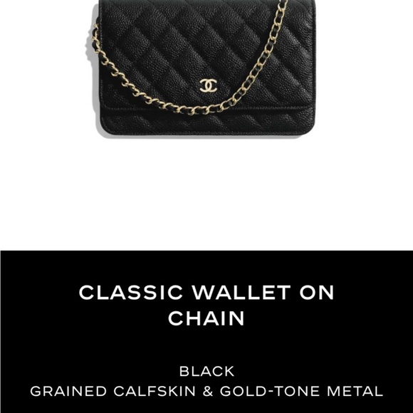 Chanel Wallet on Chain in Caviar Leather - Picture 11 of 11